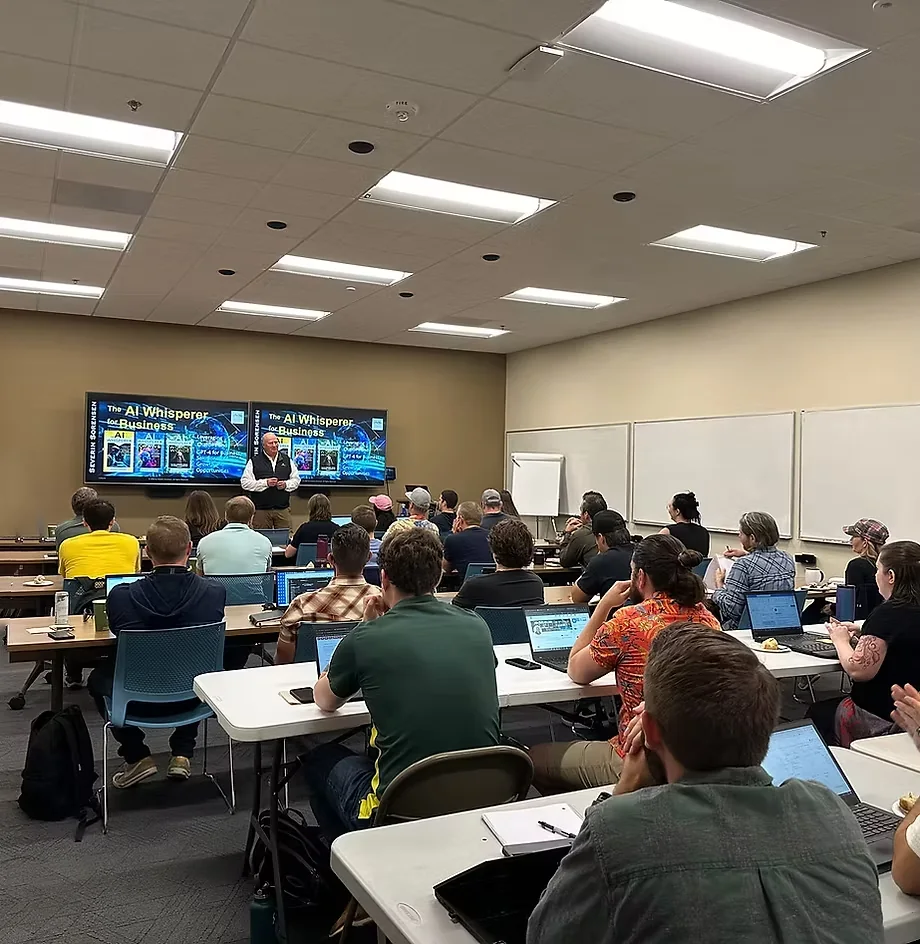 Executive leaders participating in a Severin Sorensen workshop